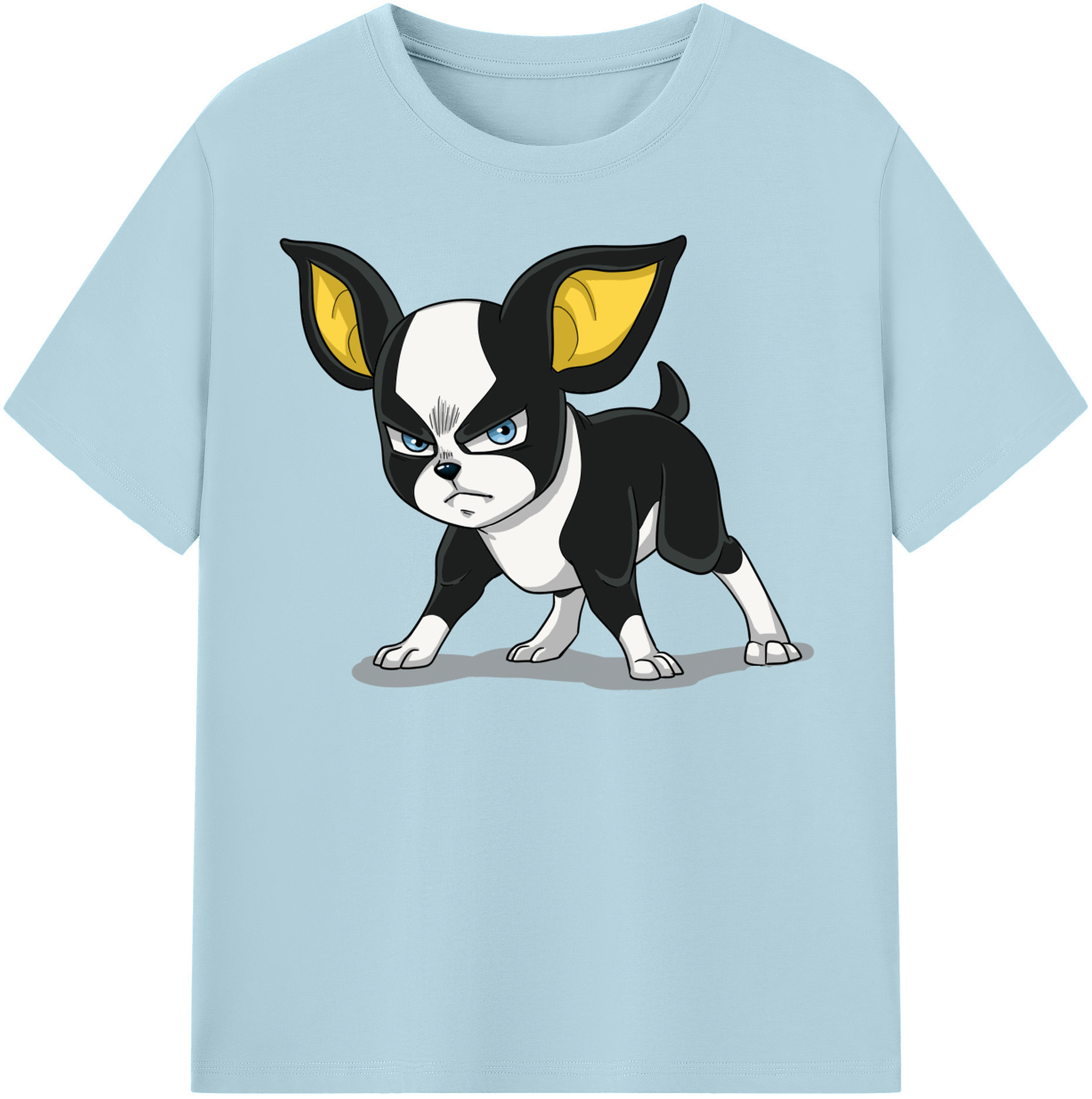 （画像用） ジョジョの奇妙な冒険 イギー JoJo's Bizarre Adventure Iggy 綿100％半袖Tシャツ（フロントプリント）